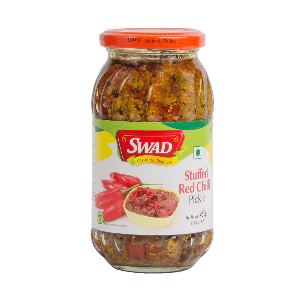 SWAD Stuffed Red Chilli Pickle 450g